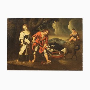 Antike Malerei, Öl auf Leinwand, 18. Jahrhundert