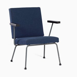 Blue 1401 Armchair by Wim Rietveld for Gispen, 1950s