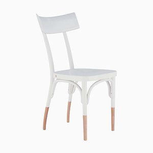 Czech White Chair by Hermann Czech