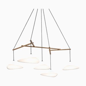 Emily Semi Matte White Pendant by Daniel Becker