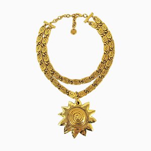 Lámpara colgante con motivo de sol de Givenchy, años 80