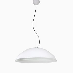 Lampada a sospensione grande Mid-Century a forma di piattino di Guzzini