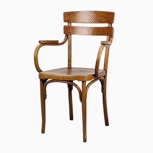 Antiker Armlehnstuhl aus Bugholz von Michael Thonet