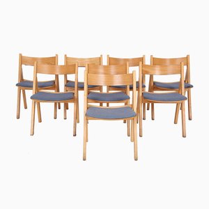 Dänische GE72 Esszimmerstühle von Hans J. Wegner für Getama, 1970er, 8er Set