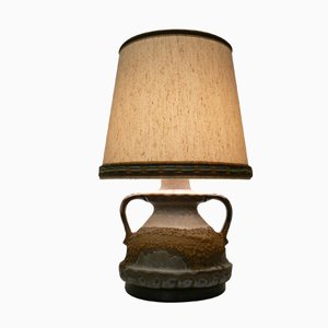 Lampada da tavolo Lava in ceramica di Kaiser Idell, anni '70