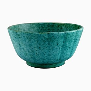 Bowl in Glazed Ceramics by Wilhelm Kage for Gustavsberg, 1950s