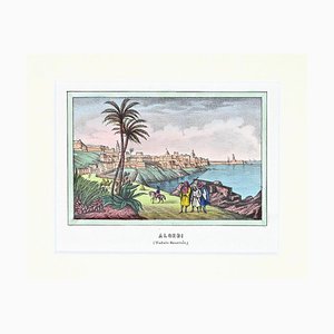 View If Algiers - Original Lithograph - 1850s