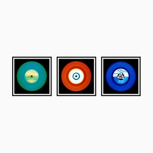 Vinyl Collection - Green, Red, Blue Trio - Pop Art Color Photography, 2014-2017