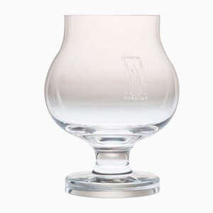 Cognacfarbenes Glas von Moser, 1970er