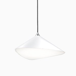 Emily II White Semi Matte Pendant by Daniel Becker