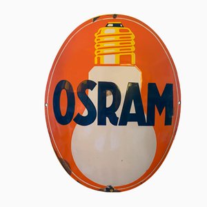 Enamel Osram Sign, 1930s