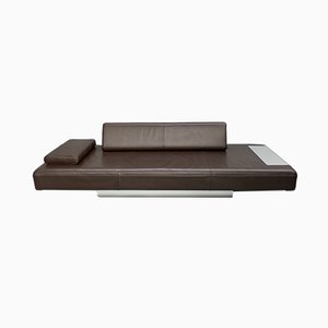 Leather Model ULMO Sofa with Aluminum Back & Bottom by Ulf Moritz for Team by Wellis, 2000s