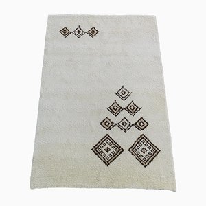 Tapis Vintage en Laine Tricoté à la Main, Maroc, 1970s