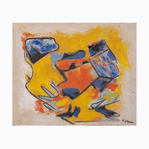 Giorgio Lo Fermo - Orange and Yellow - Oil Painting - 2020