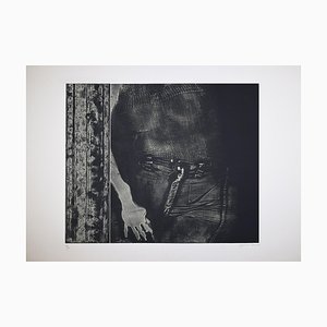 George Segal - Girl In Doorway - Etching - 1976