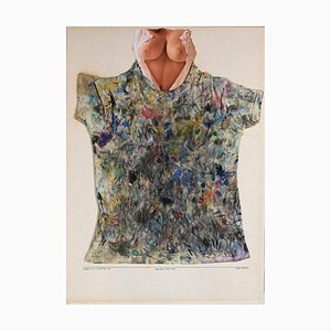 Sergio Barletta - Marilyn's Last Will - Collage On Paper - 1980