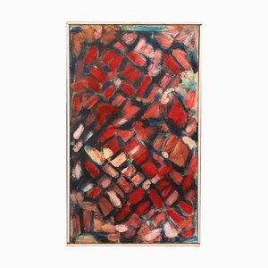 Giorgio Lo Fermo - Rotes Retikulum - Original Ölfarbe - 2012