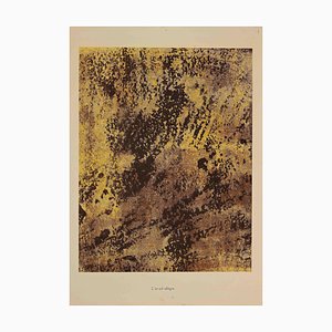 Litografia Jean Dubuffet - Sol Allegre - 1959