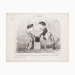 Honoré Daumier - Come, My Wife (...) - Original Lithograph - 1853