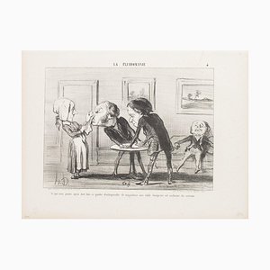 Lithographie Honoré Daumier - This Proves (...) - Lithographie Originale - 1853