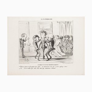 Honoré Daumier - Encore un Nouveau Divertissement - Lithographie - 1853