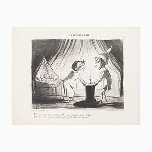 Honoré Daumier - Mon Ami, nous nous mettions - Lithografie - 1853