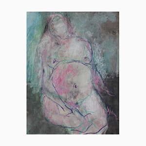 Caterina Pini - Nude II - Mixed Media On Paper - 2015