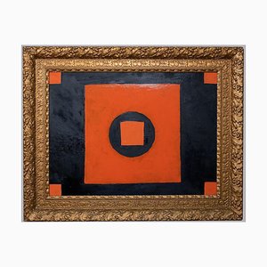 Giorgio Lo Fermo - Cuadrado abstracto - Pintura al óleo original - 2018