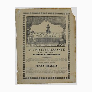 Desconocido - Póster publicitario - Xilografía en papel - década de 1850