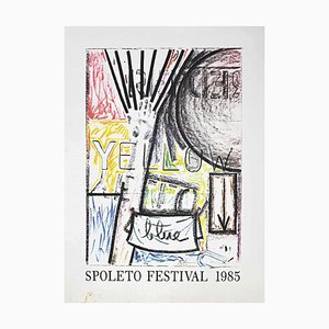 Jasper Johns - Spoleto Festival - Original Offset and Lithograph - 1985