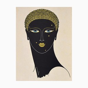 Erté - Die Königin von Sheba - Siebdruck - 1971