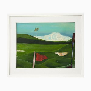 Mirtilla Durante - Golf Course - Oil On Canvas - 2020
