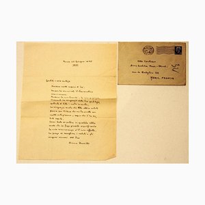 Bruno Barilli - Carta a la condesa Pecci Blunt - 1935