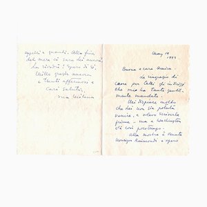 Lettres Milena Barilli par la Milena Barilli à la Comtesse Pecci Blunt, 1943/1937