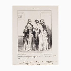 Honoré Daumier, Take the Opportunity, Litografia, 1852
