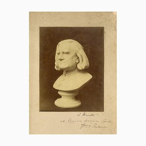 Affiche Jacobus Ezéchiel, Buste de Franz Liszt, 1880s