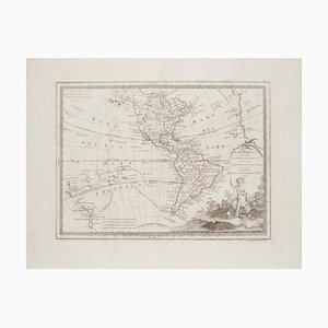Desconocido - The Americas - Mapa vintage - siglo XVIII