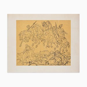 Unbekannt, Kavallerie, Radierung auf Papier, 19. Jahrhundert