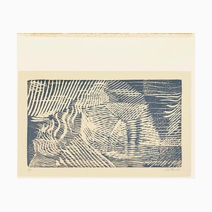 Nini Santoro, Abstrakte Komposition, Lithographie, 1975