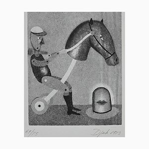 Zivko Djak, Rocking Horse, Gravure, 1973