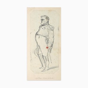 Etienne Omer Wauquier, The General ... .Baron De Brielhe, Bleistift, Mitte 19. Jahrhundert
