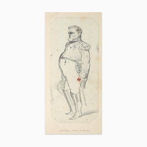 Etienne Omer Wauquier, The General ... .baron De Brielhe, Pencil, Mid-19thth Century