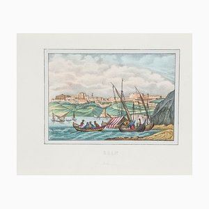 Sconosciuto - View of Oran - Original Lithograph - 1846