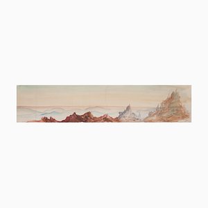 Landscape - Watercolor - Chantau Reclan - Early 20th-Century