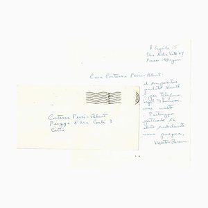 Merton Brown - Letra de Merton en marrón con condesa Pecci Blunt - 1955