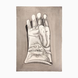 Póster de Giacomo Porzano, Glove, Etching on Cardboard, 1972