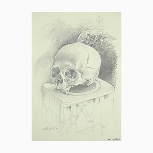 Guía Leo, The Skull, Drawing, 1976