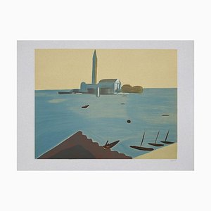 Lithographie Virgilio Guidi, Venezia, 1982