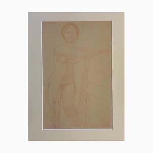 Jean-Raymond Delpech, Nude, Drawing, 1940s