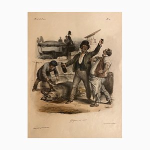 Edme-Jean Pigal, Gregoire Is Dead!, Lithograph, 19th Century